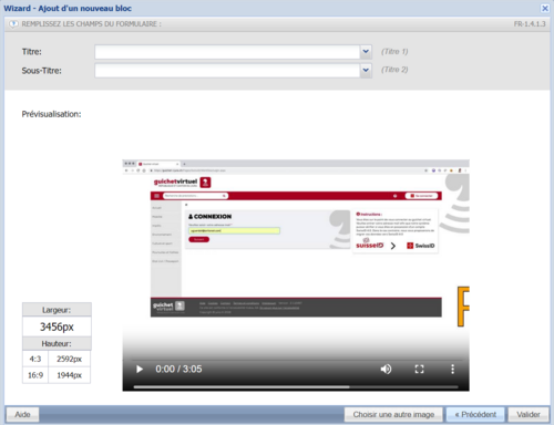 Vidéo venant de la bibliothèque locale