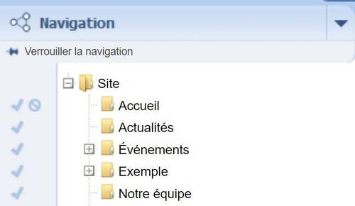 Gestion de la navigation