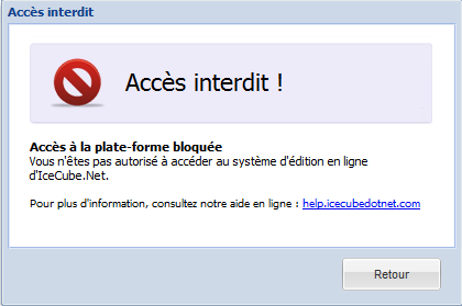 Accès interdit