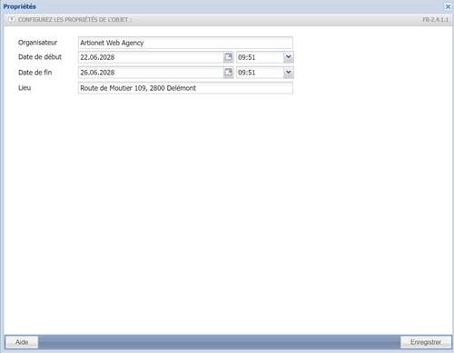 Exemple de propriété