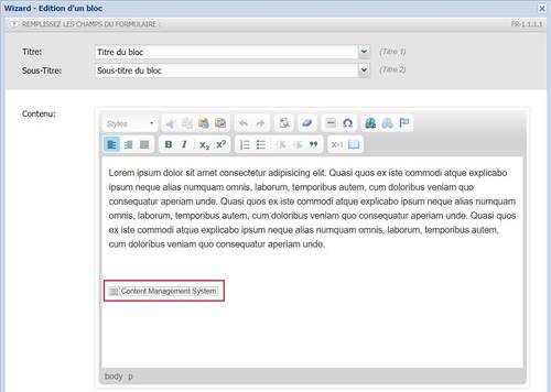 Ajout d'une variable