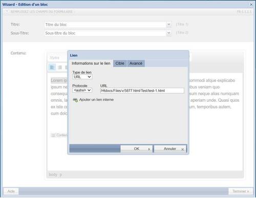 URL - Lien interne vers un fichier