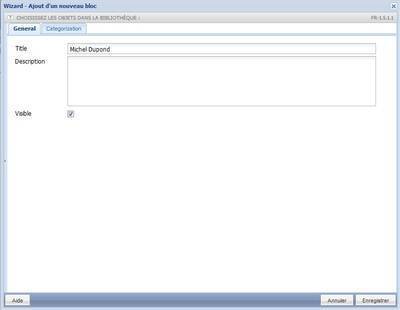 Gestion de l'annuaire