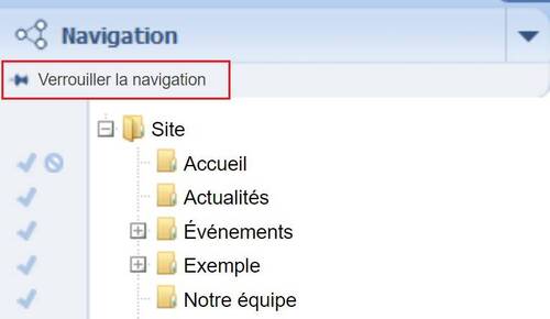 Gestion de la navigation