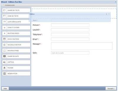 Modifier l’ordre des champs